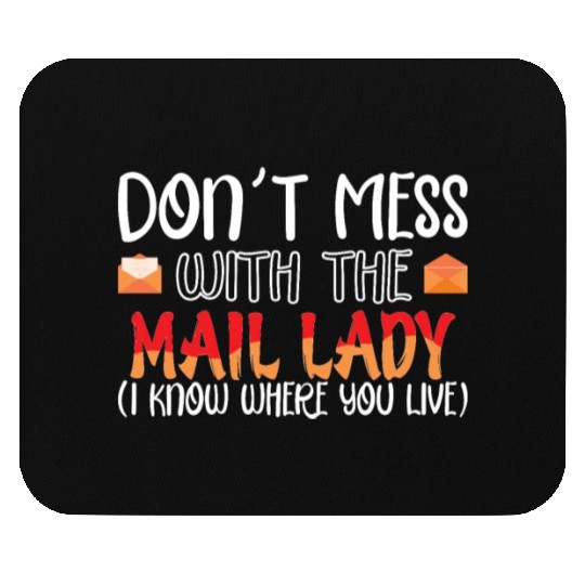 Postal Worker Mail Lady Mail Carrier Postal Mouse Pads