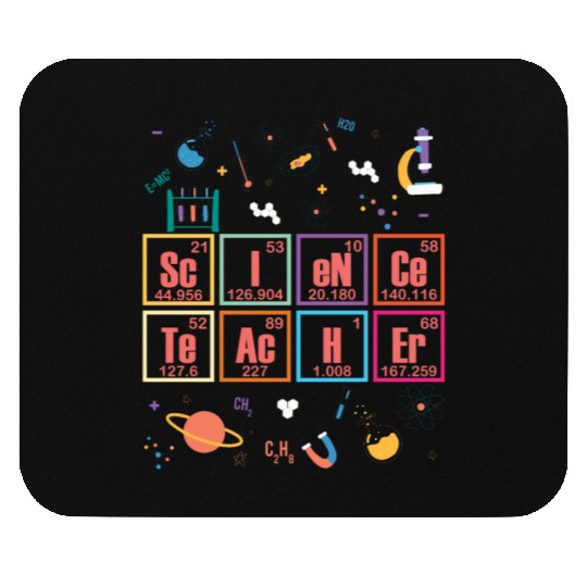 Science Teacher Periodic Table Of Elements School Mouse Pads