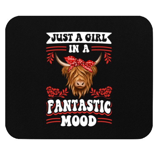 Scottish Highland Cattle Cow Mouse Pads