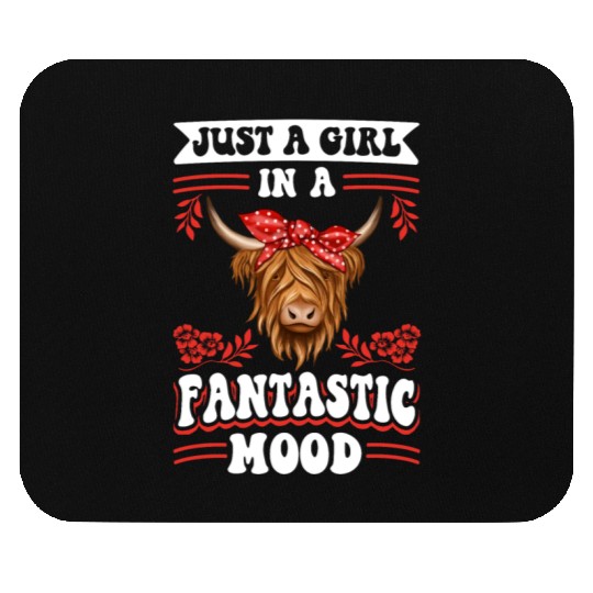 Scottish Highland Cattle Cow Mouse Pads