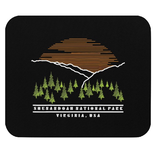 Shenandoah Valley Virginia US National Park Camp Mouse Pads