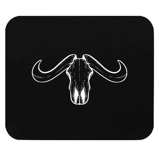 Buffalo Skull Vintage Collector Gift Mouse Pads