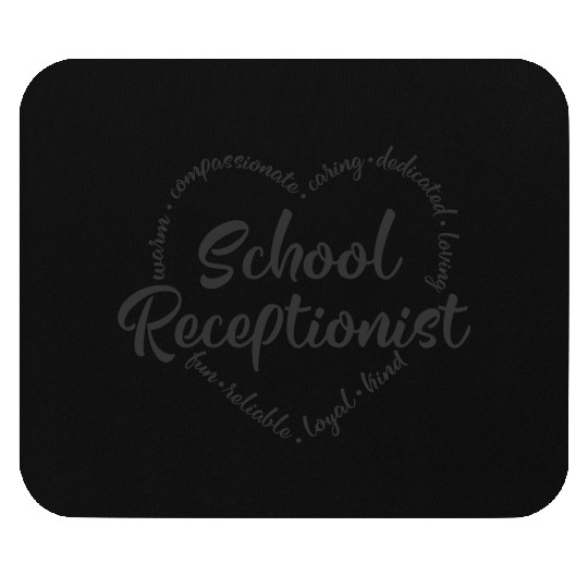 School Receptionist, Secretary Mouse Pads