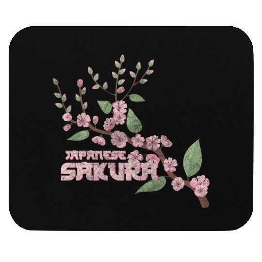 Cherry Blossoms Nature Symbol Pink Mouse Pads