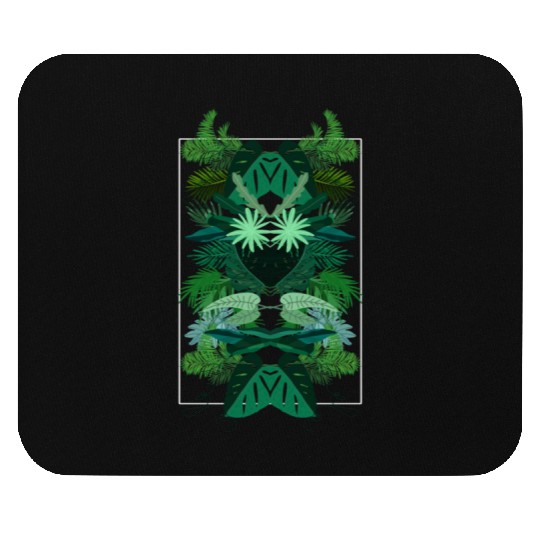 Tropical Leaves Mouse Pads