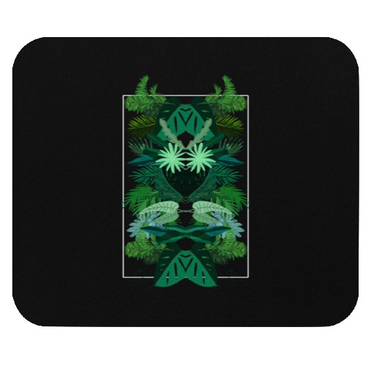 Tropical Leaves Mouse Pads