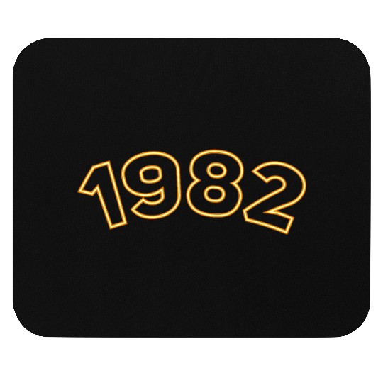 1982 Year Yellow Mouse Pads