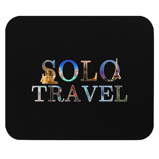 in love with solo travel, in all seasons Mouse Pads