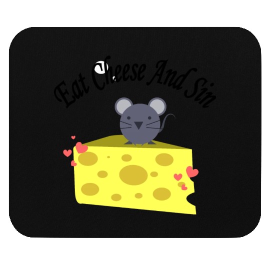 Eat cheese and sin, Best Street art! Classic Mouse Pads