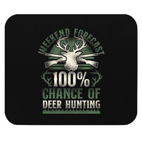 Buck Deer Hunting Hunter Vintage Mouse Pads