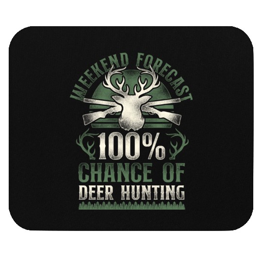 Buck Deer Hunting Hunter Vintage Mouse Pads