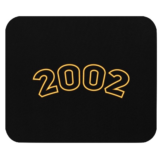Happiness Year 2002 Yellow Simple Mouse Pads