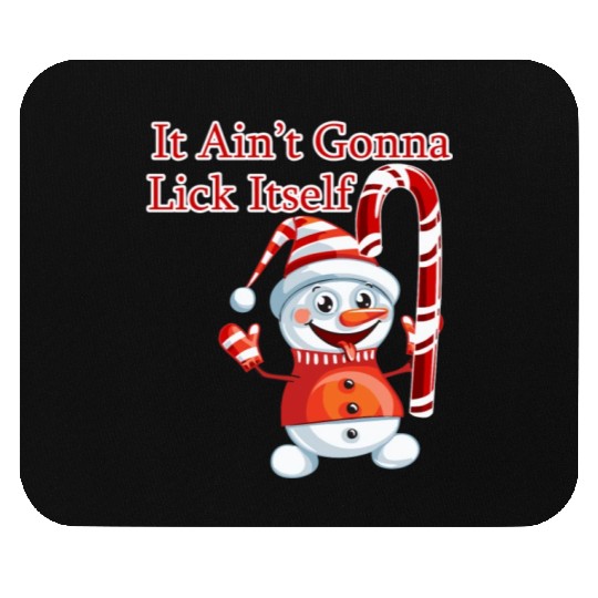 Christmas Holiday Candy Canes It'S Not Gonna Lick Mouse Pads