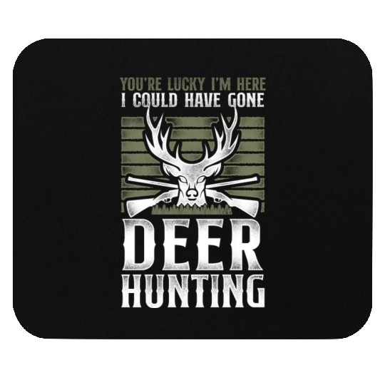 Buck Deer Hunting Hunter Vintage Mouse Pads