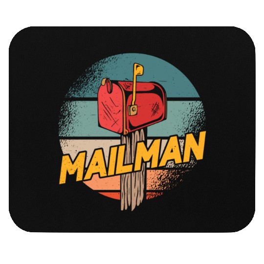 Mailman Mail Courier Postman Postal Worker Mouse Pads