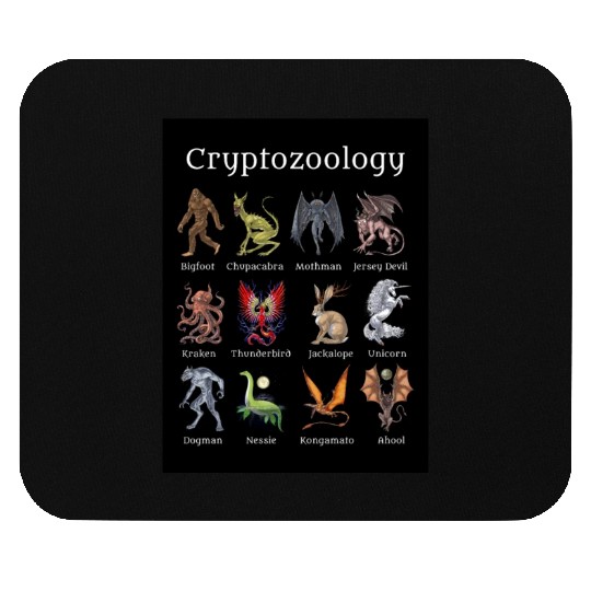 Cryptozoology Cryptid Creatures Mouse Pads
