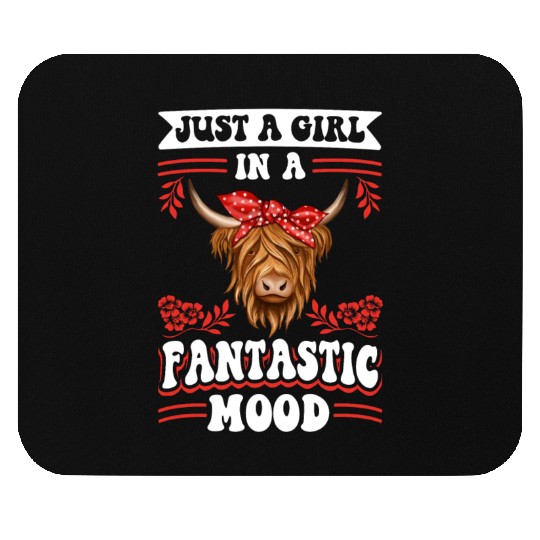 Scottish Highland Cattle Cow Mouse Pads