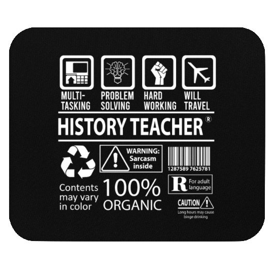 History Teacher Mouse Pads - Multitasking Job Gift It