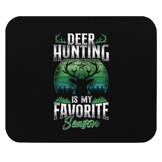 Buck Deer Hunting Hunter Vintage Mouse Pads