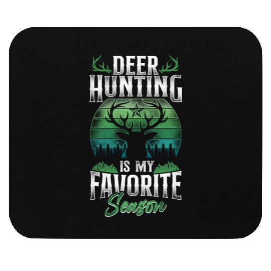 Buck Deer Hunting Hunter Vintage Mouse Pads