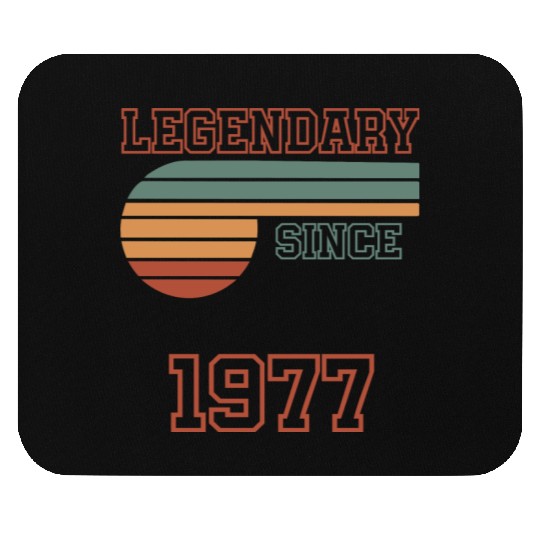 45th Birthday legendary since 1977 Mouse Pads