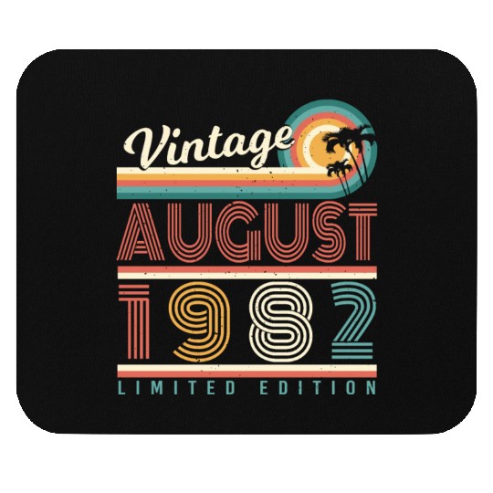 40th Birthday August 1982 Mouse Pads