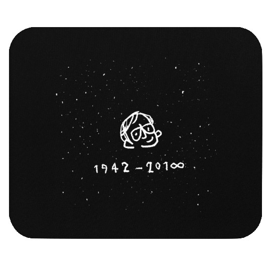 rip stephen hawking Mouse Pads