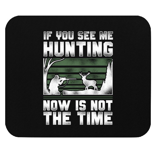 Buck Deer Hunting Hunter Vintage Mouse Pads