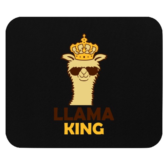 Llama King boss cool Mouse Pads