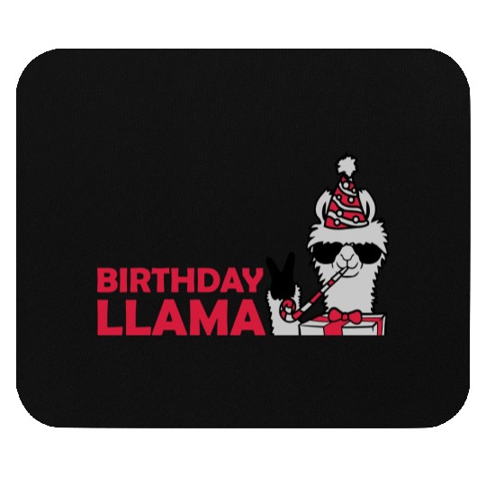 Birthday Llama No Drama Mouse Pads