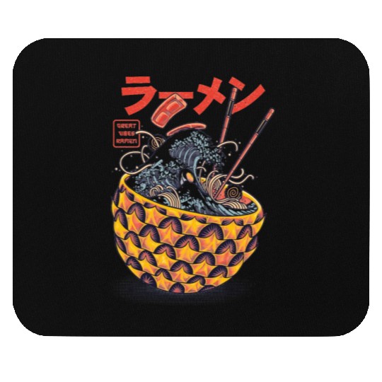 The Great Ramen Mouse Pads