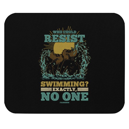 To swim Mouse Pads