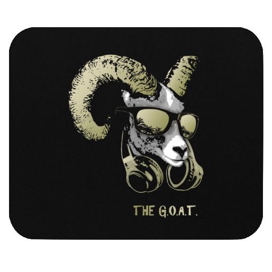 The Goat Bling Cool and Funny Music Animal with Mouse Pads