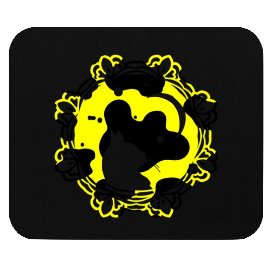 Cat Moon Mouse Pads