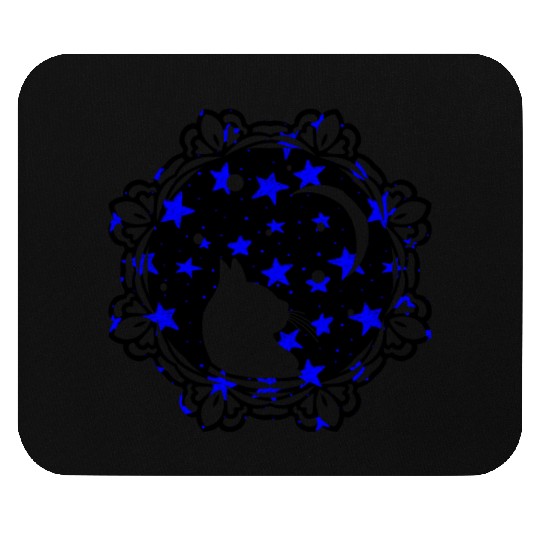 Cat Moon Mouse Pads