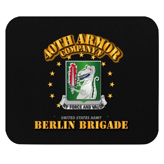 Army Company F 40th Armor Berlin Brigade Mouse Pads