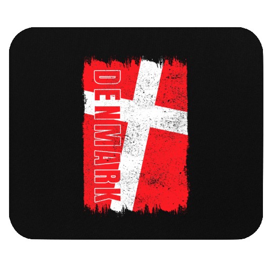 Denmark flag Mouse Pads