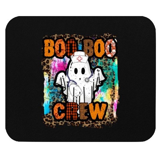 Halloween Boo Boo Crew Tie Dye Mouse Pads