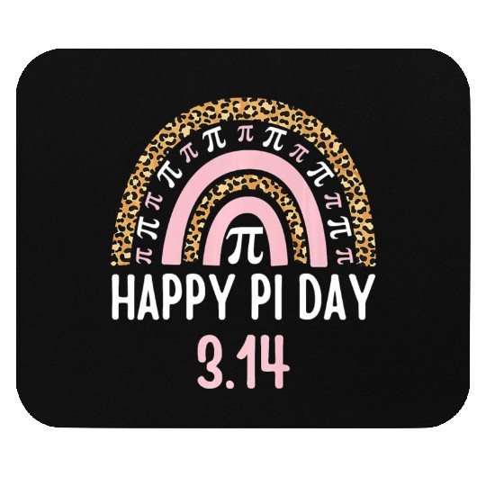 Happy Pi Day Mathematics Math Teacher Gift Leopard Mouse Pads