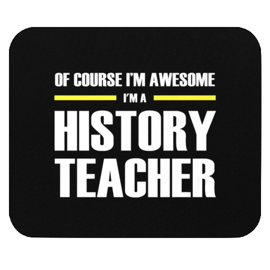 Awesome History Teacher Premium Mouse Pads