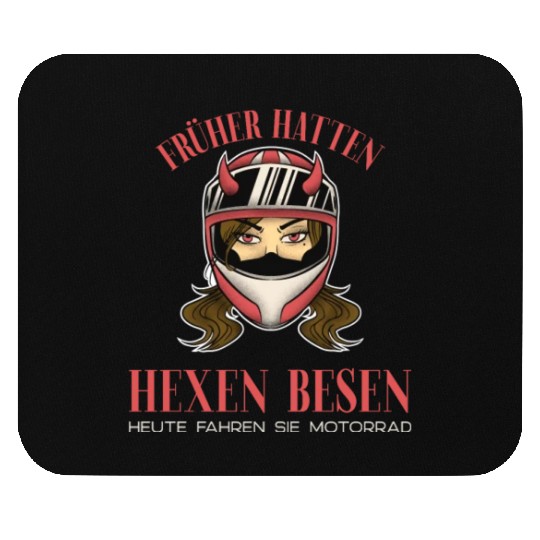 Witches Used To Have Broomsticks Motorbike Lady Mouse Pads