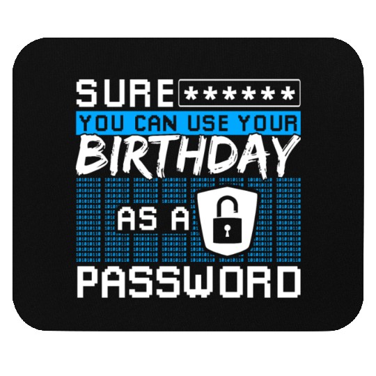 Hacker Cyber Security Easy Password Mouse Pads