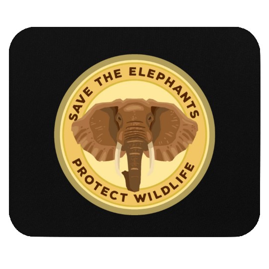 Save The Elephants - World Elephant Day Mouse Pads