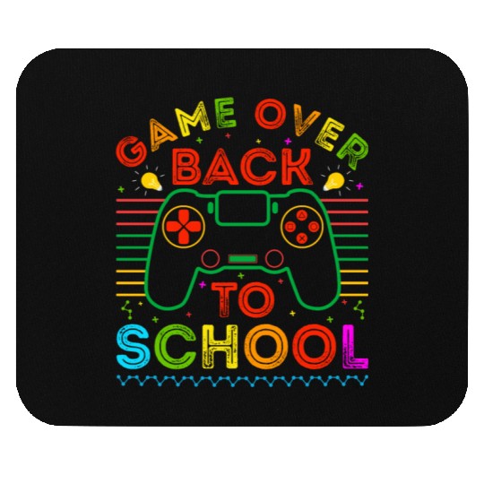 Back to School Funny Game Over Teacher Student Mouse Pads