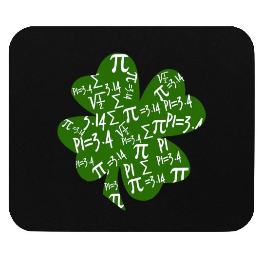 St Patrick s Day PI Mouse Pads Green Shamrock PI Teez
