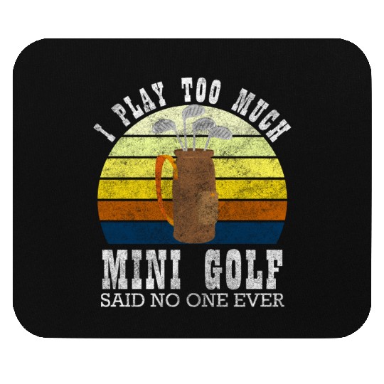 Mini Golfing Hobbies Golf Ball Golf Mouse Pads