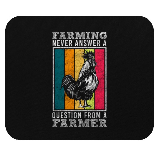 Farming Nature Chickens Grain Mouse Pads
