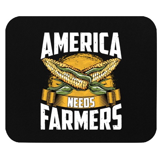 America Needs Farmers Funny Corn Farming Mouse Pads