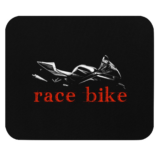Race bike Mouse Pads