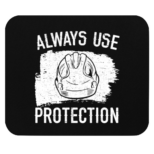 Always Use Protection Job Construction Worker Mouse Pads
